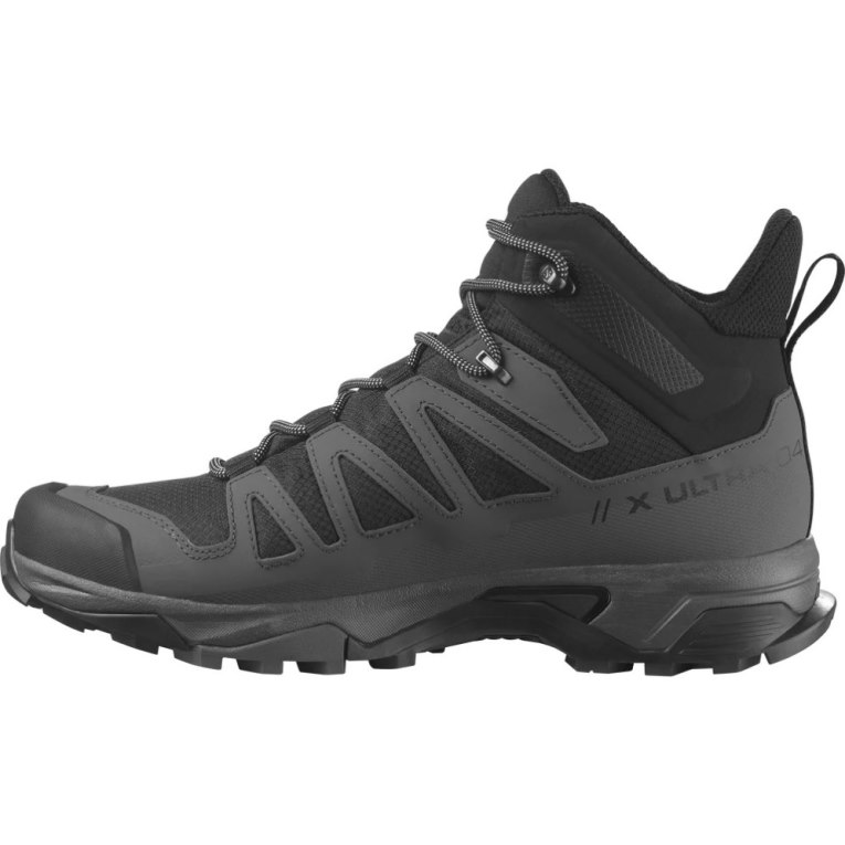 Botas Caminhada Salomon X Ultra 4 Mid GTX Masculino Pretas | PT Y57243